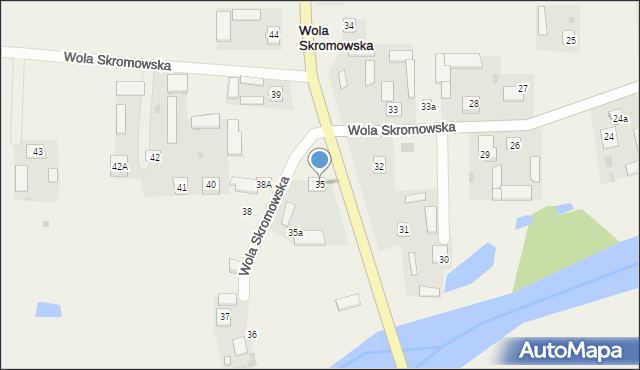 Wola Skromowska, Wola Skromowska, 35, mapa Wola Skromowska