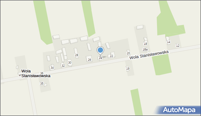 Wola Stanisławowska, Wola Stanisławowska, 24, mapa Wola Stanisławowska
