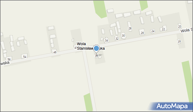 Wola Stanisławowska, Wola Stanisławowska, 35, mapa Wola Stanisławowska