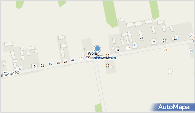 Wola Stanisławowska, Wola Stanisławowska, 38, mapa Wola Stanisławowska