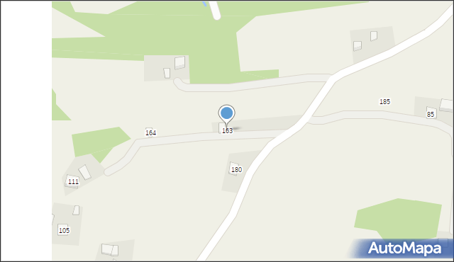 Wola Stróska, Wola Stróska, 163, mapa Wola Stróska