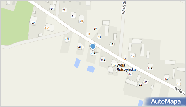 Wola Sufczyńska, Wola Sufczyńska, 41A, mapa Wola Sufczyńska