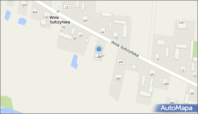 Wola Sufczyńska, Wola Sufczyńska, 44A, mapa Wola Sufczyńska