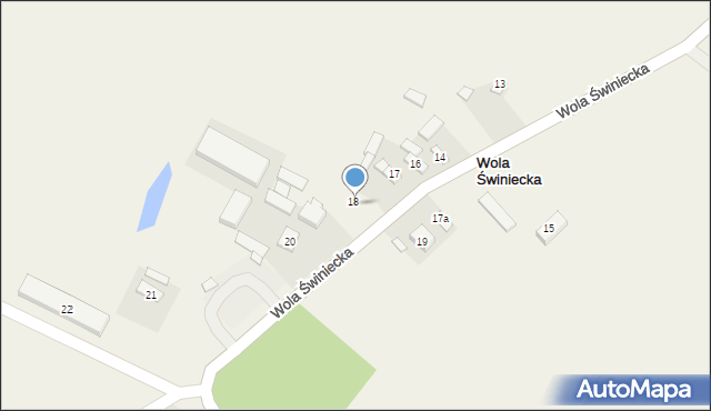 Wola Świniecka, Wola Świniecka, 20a, mapa Wola Świniecka