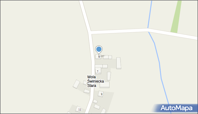 Wola Świniecka, Wola Świniecka, 6, mapa Wola Świniecka
