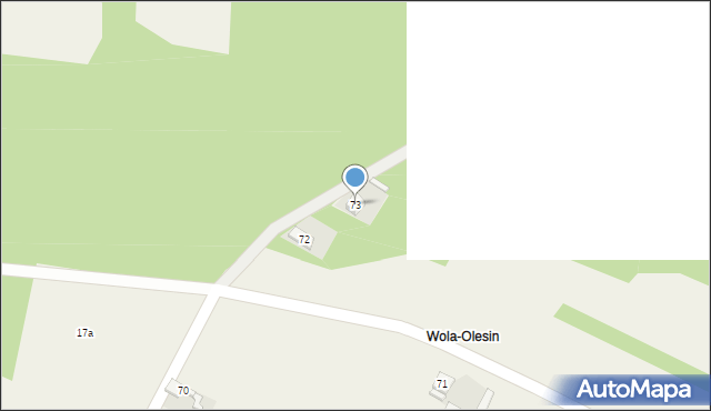 Wola Świniecka, Wola Świniecka, 73, mapa Wola Świniecka