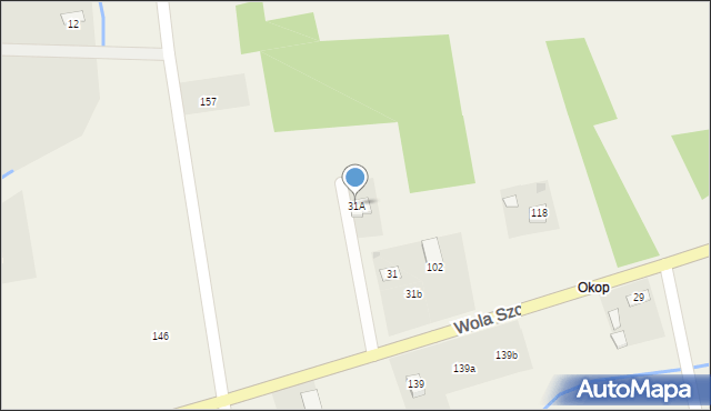 Wola Szczucińska, Wola Szczucińska, 31A, mapa Wola Szczucińska