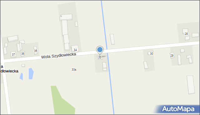 Wola Szydłowiecka, Wola Szydłowiecka, 33, mapa Wola Szydłowiecka