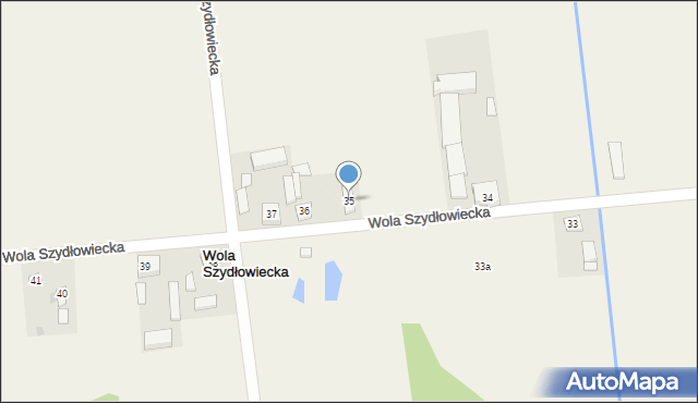 Wola Szydłowiecka, Wola Szydłowiecka, 35, mapa Wola Szydłowiecka