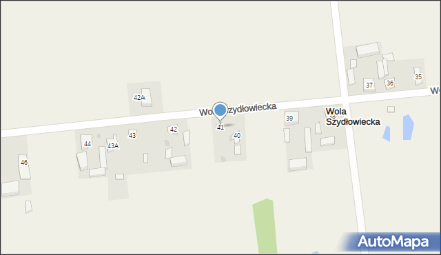 Wola Szydłowiecka, Wola Szydłowiecka, 41, mapa Wola Szydłowiecka