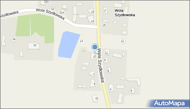 Wola Szydłowska, Wola Szydłowska, 10a, mapa Wola Szydłowska