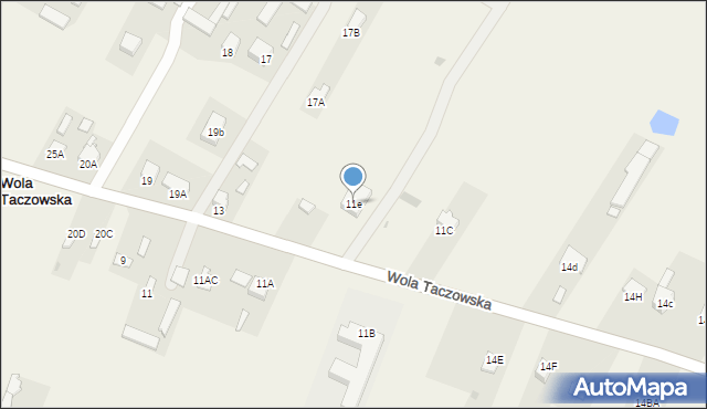 Wola Taczowska, Wola Taczowska, 11e, mapa Wola Taczowska