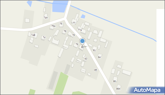 Wola Tesserowa, Wola Tesserowa, 82, mapa Wola Tesserowa