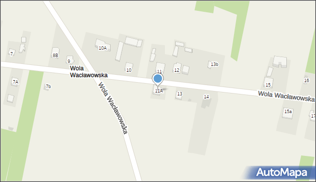 Wola Wacławowska, Wola Wacławowska, 11A, mapa Wola Wacławowska