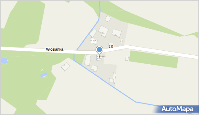 Wola Wadowska, Wola Wadowska, 131, mapa Wola Wadowska