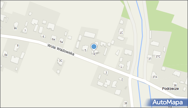 Wola Wadowska, Wola Wadowska, 4, mapa Wola Wadowska