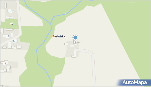 Wola Wąkopna, Wola Wąkopna, 1, mapa Wola Wąkopna