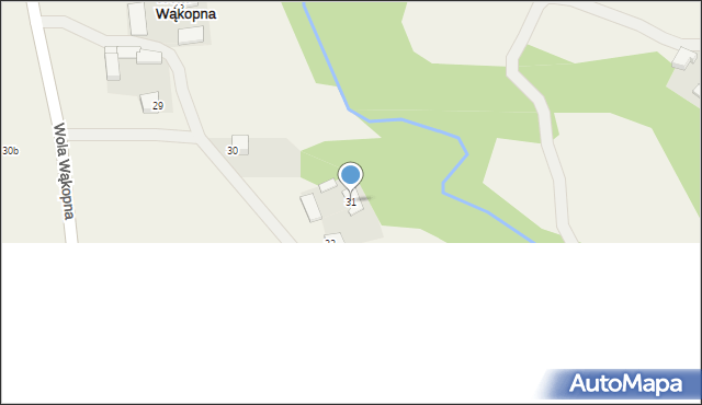 Wola Wąkopna, Wola Wąkopna, 31, mapa Wola Wąkopna