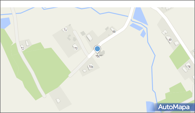 Wola Węgierska, Wola Węgierska, 70c, mapa Wola Węgierska