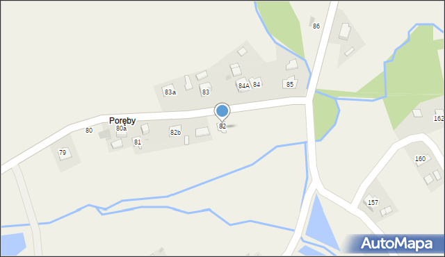 Wola Węgierska, Wola Węgierska, 82A, mapa Wola Węgierska