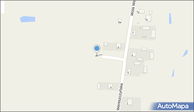 Wola Wereszczyńska, Wola Wereszczyńska, 4b, mapa Wola Wereszczyńska