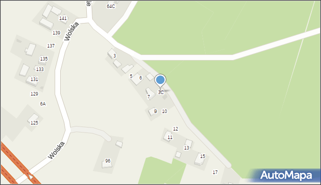 Wola Więcławska, Wola Więcławska, 3C, mapa Wola Więcławska