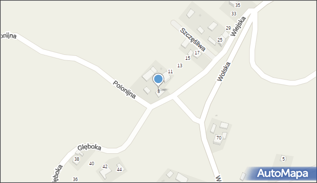 Wola Więcławska, Wola Więcławska, 8, mapa Wola Więcławska