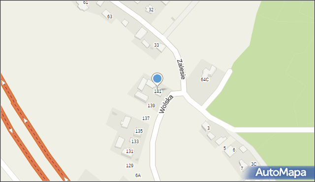 Wola Więcławska, Wolska, 141, mapa Wola Więcławska