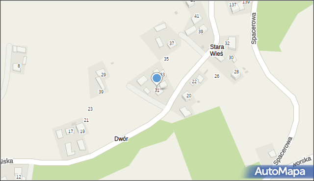 Wola Więcławska, Wolska, 31, mapa Wola Więcławska