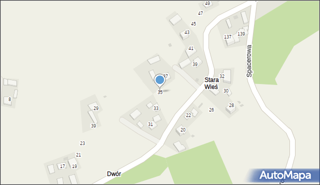 Wola Więcławska, Wolska, 35, mapa Wola Więcławska