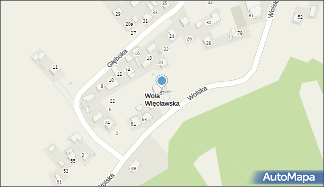Wola Więcławska, Wolska, 67, mapa Wola Więcławska