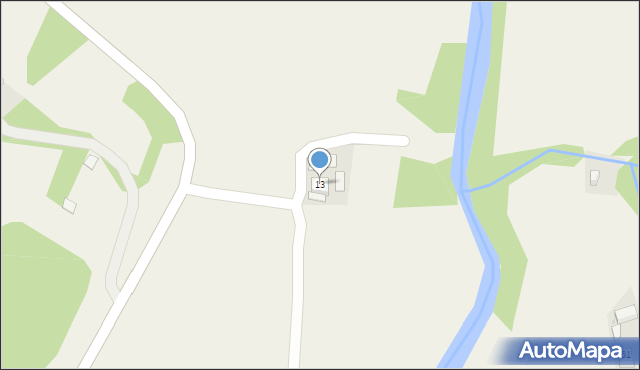 Wola Wieruszycka, Wola Wieruszycka, 13, mapa Wola Wieruszycka