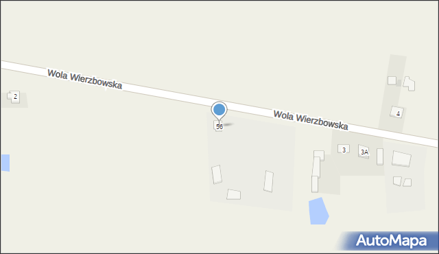 Wola Wierzbowska, Wola Wierzbowska, 56, mapa Wola Wierzbowska