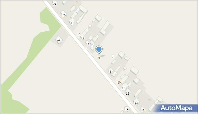 Wola Wiewiecka, Wola Wiewiecka, 6, mapa Wola Wiewiecka