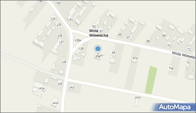 Wola Wiewiecka, Wola Wiewiecka, 63a, mapa Wola Wiewiecka