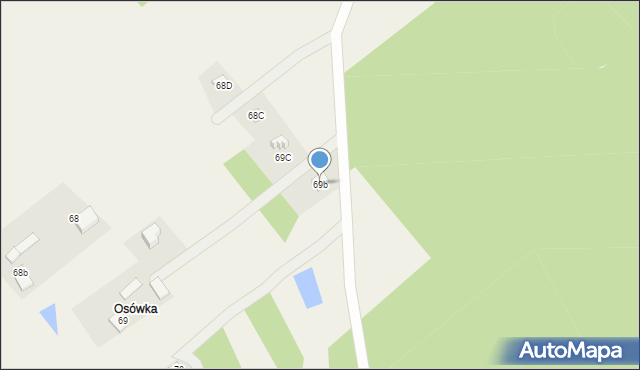 Wola Władysławowska, Wola Władysławowska, 69b, mapa Wola Władysławowska