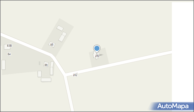 Wola Wodyńska, Wola Wodyńska, 161, mapa Wola Wodyńska