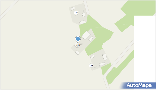 Wola Wodyńska, Wola Wodyńska, 168, mapa Wola Wodyńska