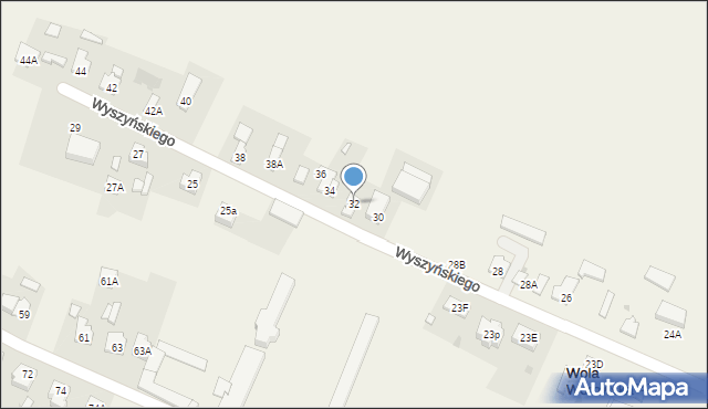 Wola Worowska, Wola Worowska, 32, mapa Wola Worowska