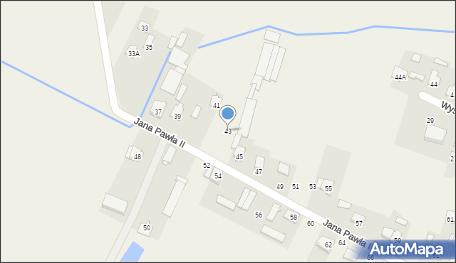 Wola Worowska, Wola Worowska, 43, mapa Wola Worowska