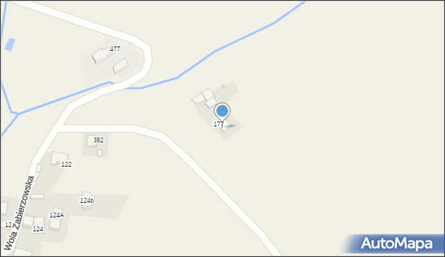 Wola Zabierzowska, Wola Zabierzowska, 177a, mapa Wola Zabierzowska
