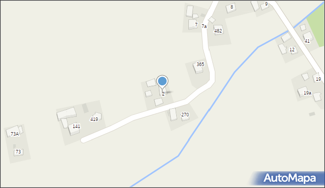 Wola Zabierzowska, Wola Zabierzowska, 2, mapa Wola Zabierzowska