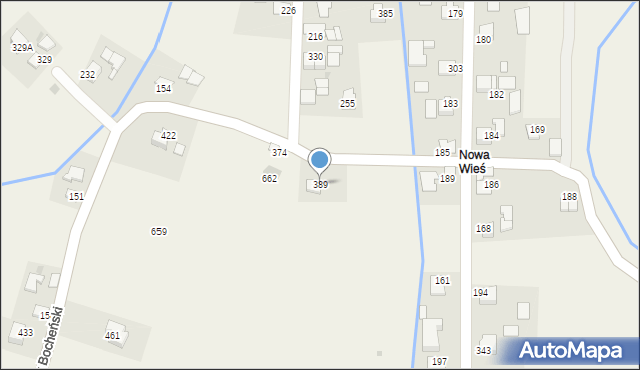 Wola Zabierzowska, Wola Zabierzowska, 389, mapa Wola Zabierzowska