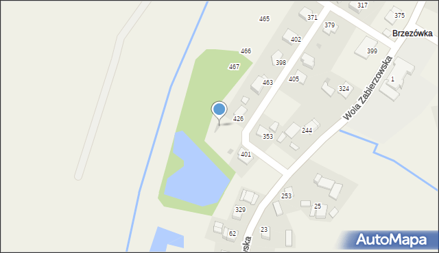 Wola Zabierzowska, Wola Zabierzowska, 511, mapa Wola Zabierzowska