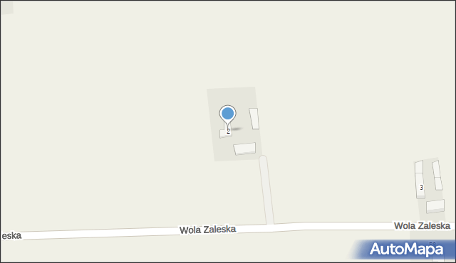 Wola Zaleska, Wola Zaleska, 2, mapa Wola Zaleska