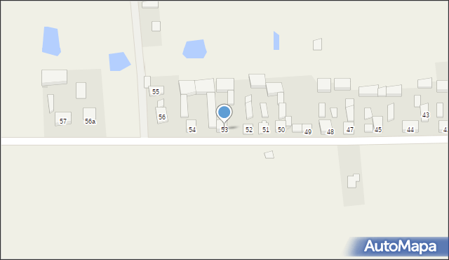 Wola Zaleska, Wola Zaleska, 53, mapa Wola Zaleska