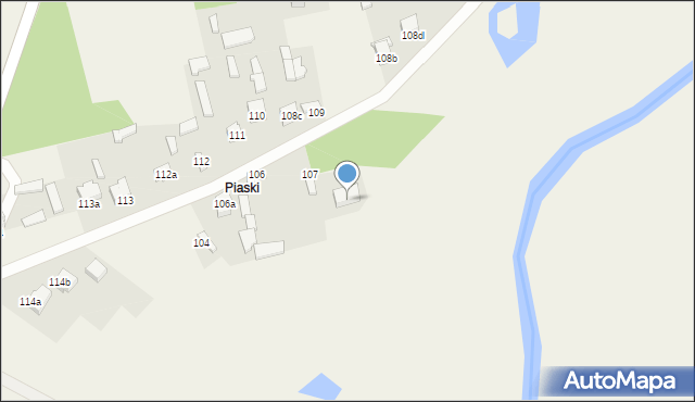 Wola Załężna, Wola Załężna, 107a, mapa Wola Załężna