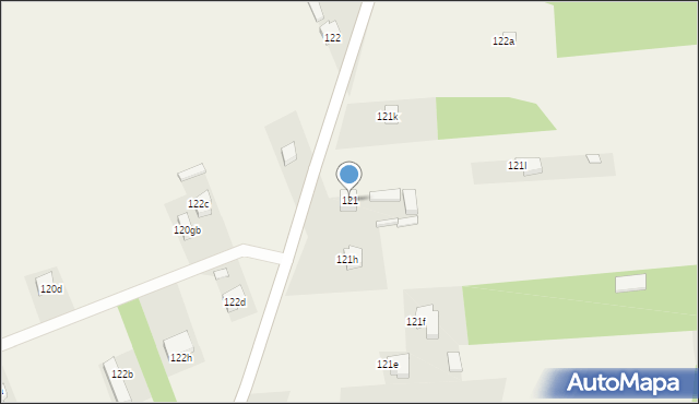 Wola Załężna, Wola Załężna, 121, mapa Wola Załężna