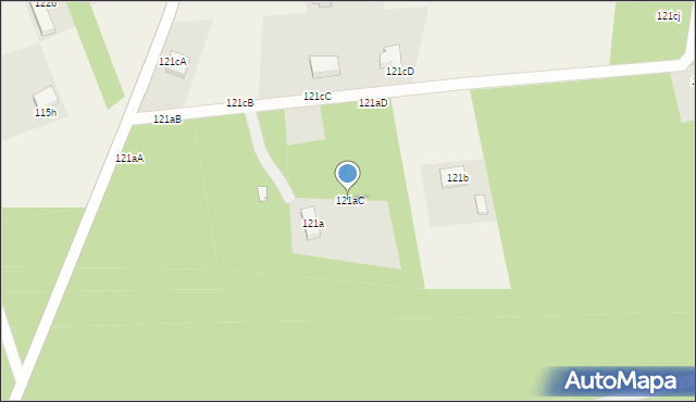 Wola Załężna, Wola Załężna, 121aC, mapa Wola Załężna