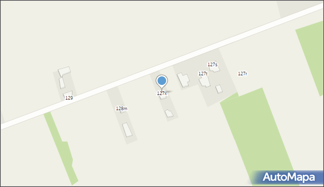 Wola Załężna, Wola Załężna, 127x, mapa Wola Załężna